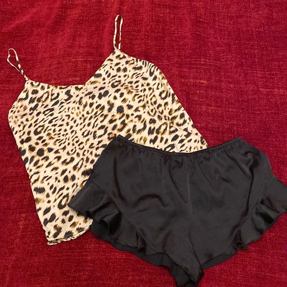 Victoria's Secret Other - Victoria Secret Silk Cami & Short Pajama Set